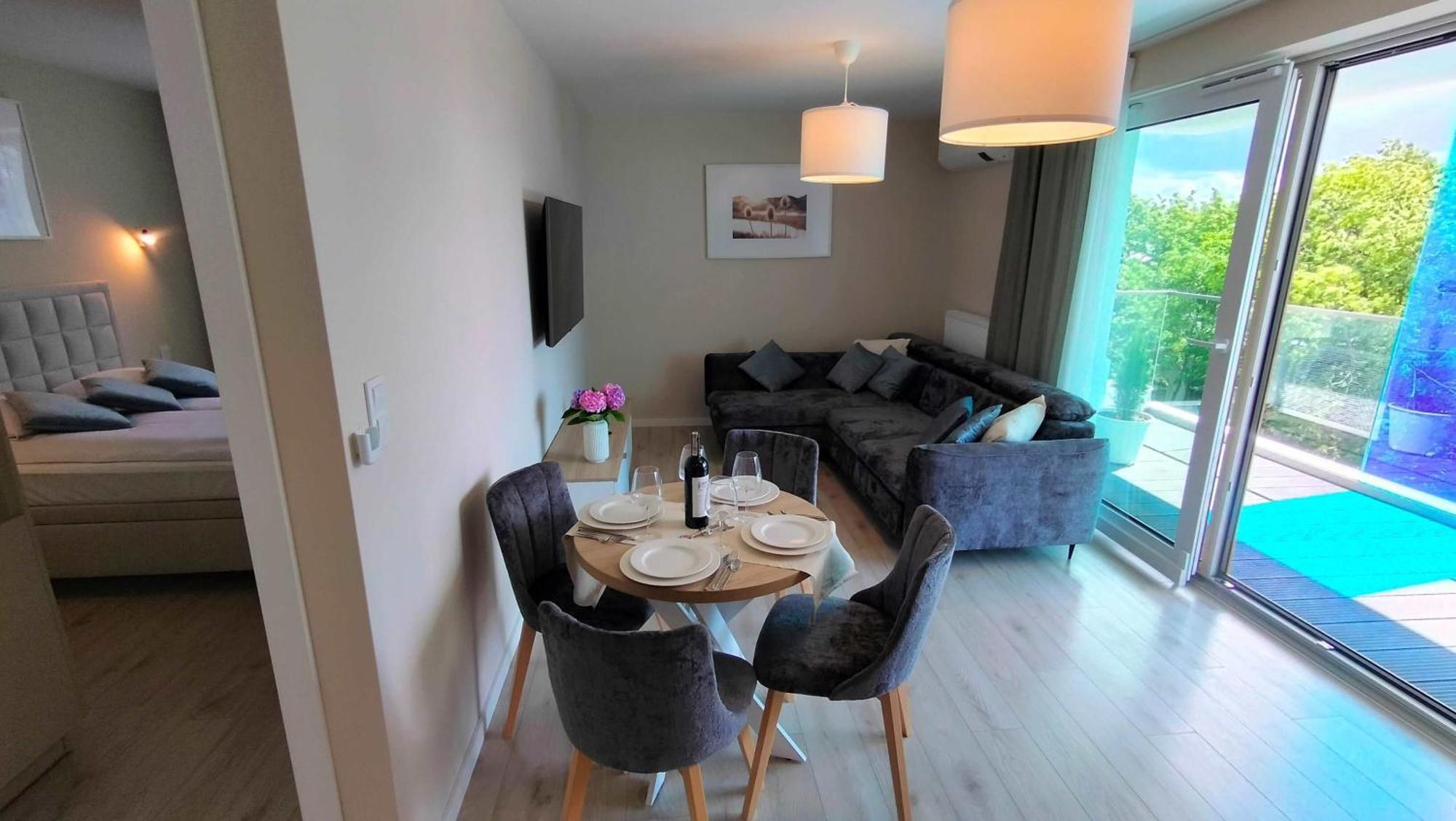 Cicha Przystan Apartamenty Whiteblue Sauna&Fitness&Parking Kolberg Exterior foto